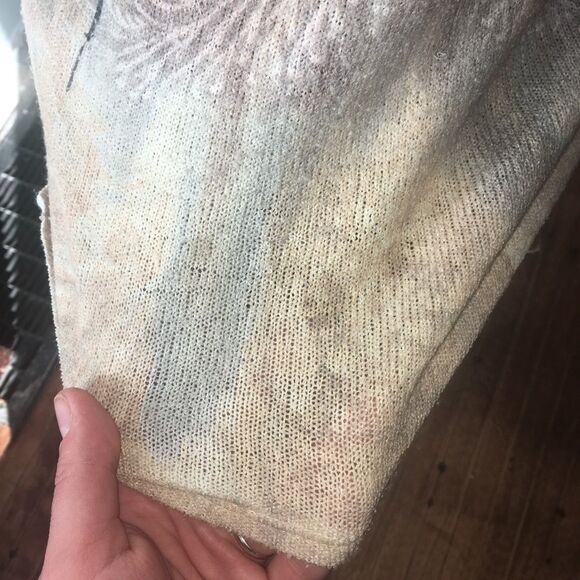 Reba loose weave L long sleeve western tunic - Picture 2 of 4